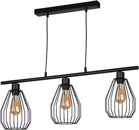 Šviestuvas kabinamas Vertigo 6651, E27, 3 x 25 W, juoda sp. / juoda sp.