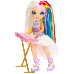 Кукла с аксессуарами Rainbow High Jr High Rockband Amaya, 23 см, многоцветный