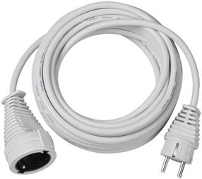Buitinis ilgintuvas Brennenstuhl, 3 x 1,5 mm², 5 m, 1 lizdo, balta sp.