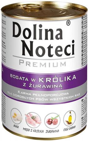 Šlapias šunų maistas Dolina Noteci, triušiena, 0.8 kg