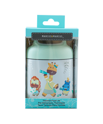 Termosas maistui Marcus & Marcus Jungle, 300 ml, 8.6 cm, nerūdijantysis plienas/silikonas/polipropilenas (pp), žalia sp.