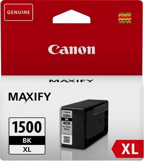 Tintes printera kasetne Canon PGI-1500XL, melna krās.