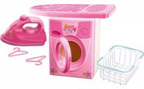 Žaislinė buitinė technika Dromader Washing Machine & Iron Set