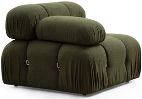 Krėslas Hanah Home Bubble L1, žalia sp., 95 cm x 95 cm x 75 cm
