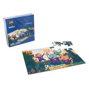 Dėlionė Miniland FC Barcelona, 22 cm x 32 cm, 24 vnt., įvairių spalvų