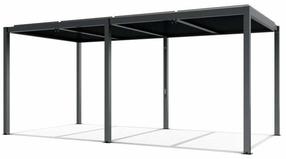 Pavėsinė Mirpol Luxe, 400 cm x 230 cm, juoda sp.