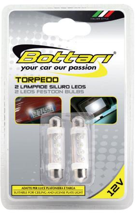 Automobilio lemputė Bottari 17826, led, balta sp., 12 V