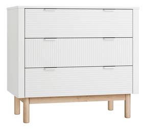 Kumode Pinio Miloo, balta krās., 90.4 cm x 52.4 cm x 100.2 cm