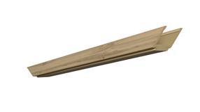 Horizontāla durvju aploda Domoletti, 70.5 cm x 10 - 14 cm x 1 cm, -, wotan ozola krās.