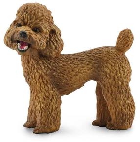 Žaislinė figūrėlė, šuo Collecta Farm Time Poodle 88880, 4.2 cm, ruda sp.