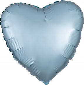 Fooliumist õhupall erikujuga Amscan Lustre Heart, sinine v.