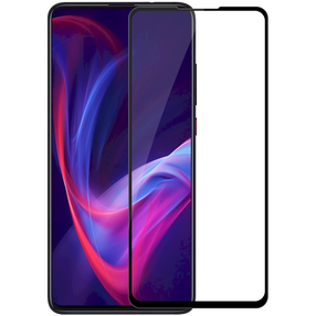 Tālruņa ekrāna aizsargstikls Fusion Accessories 5D Xiaomi Redmi 9T / Note 9 4G / Poco M3
