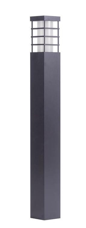 Brīvi stāvošs āra gaismeklis Su-Ma Rado II 1, 18W, E27, IP54, tumši pelēka krās., 8 cm x 75 cm