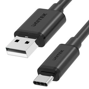 Провод Unitek USB Cable Y-C481BK Y-C481BK USB 2.0, USB Type C, 0.5 м, черный цв.