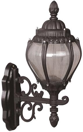 Āra sienas lampa Opviq BAP-68202-BSY-M1, 60W, E27, IP65, melna krās., 27 cm x 47 cm