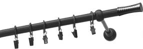 Karnizas Olimp Walec, 400 cm, Ø 19 mm, juoda sp.