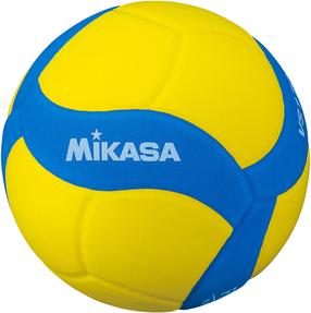 Tinklinio kamuolys Mikasa VS220W, 5 dydis, mėlyna sp./geltona sp.