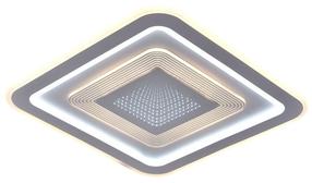 Išmanusis šviestuvas lubų CristalRecord Otie, LED, 3000 - 6000 °K x 90 W, balta sp. / balta sp., 50 x 50 cm