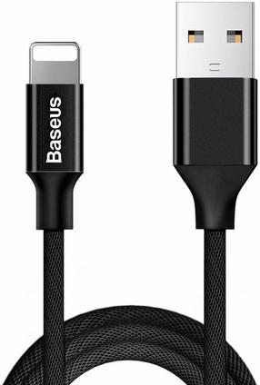 Vads Baseus Yiven USB to Apple Lightning, USB/Apple Lightning, melna krās.