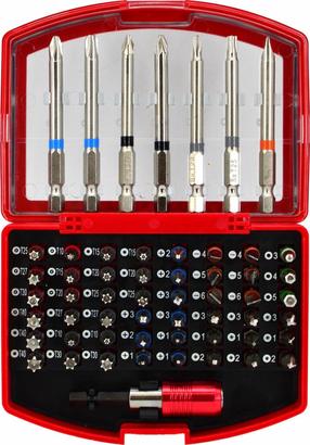 Набор насадок AWTools AW37925, 25 - 75 мм, 1/4"