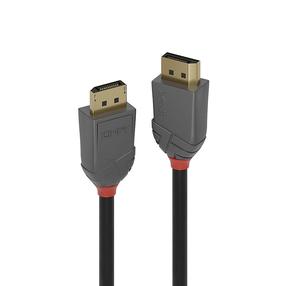 Kabelis Lindy Anthra 36486 Displayport, Displayport, 10 m, melna krās.