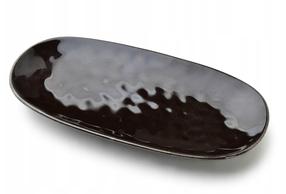 Servēšanas šķīvis Mondex Basic Nature HTNB5592, 26 cm, 13 cm, Melna krās.