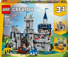 Konstruktors LEGO® Creator 3in1 Viduslaiku zirgu bruņinieku pils 31168, 1371 gab.