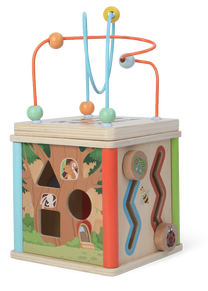 Lavinamasis kubas Gerardo's Toys Activity Cube, 17 cm, įvairių spalvų