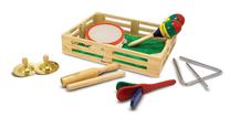 Muzikos instrumentų rinkinys Melissa & Doug Band In A Box Clap Clang Tap