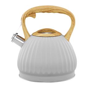 Arbatinukas su švilpuku Ambition Curly, 2.5 l, pilka sp.