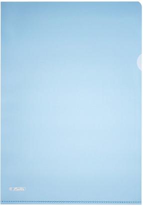 Уголок Herlitz, A4, 10 шт. Синий цв.