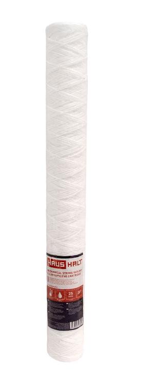 Siūlinė filtro kasetė mechaninio valymo Haushalt PPW-20A, polipropilenas, 20", 25 mikronai