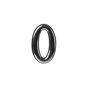 Durų numeris Okko CR 0, 5 cm, plastikas, chromo sp.
