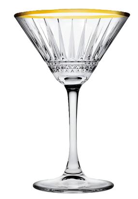 Kokteiļu glāze Pasabahce Elysia Gold, stikls, 0.220 l, 4 gab.