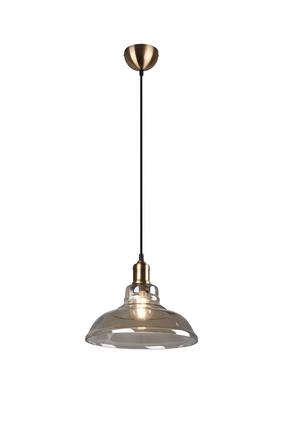 Valgusti rippuv RL Aldo R30731004, E27, 1 x 28 W, merevaigu-kollane v. / messing v.