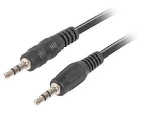 Laidas Lanberg 3.5mm / 3.5mm 3.5 mm male, 3.5 mm male, 1.2 m, juoda sp.