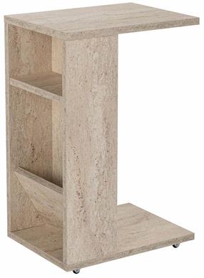Galdiņš Kalune Design Filinta, travertine krās., 40 cm x 30 cm x 63 cm