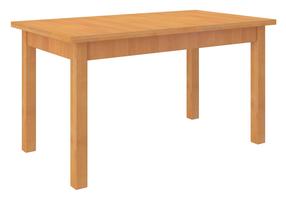 Valgomojo stalas išskleidžiamas ADRK Rodos 59, ruda sp., 140 - 180 cm x 80 cm x 76 cm