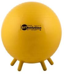 Gimnastikos kamuolys Pezzi Sitsolution Standard, geltona sp., 45 cm