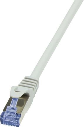 Laidas Logilink Patch CAT 6A 10G S/FTP PrimeLine RJ-45 8P8C, RJ-45 8P8C, 0.25 m, pilka sp.