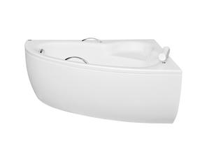 Vonia, kampinė Besco Natalia Premium, 150 cm x 100 cm x 59.5 cm, dešininė, balta sp.