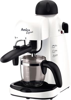 Pusautomātiskais kafijas automāts Amica Espris CD1011, balta krās./melna krās.