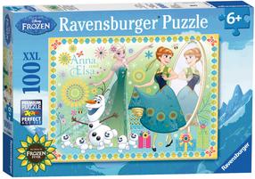 Dėlionė Ravensburger Frozen Fever 10584, 49 cm x 36 cm, 100 vnt., įvairių spalvų