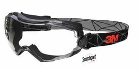 Kaitseprillid 3M GoggleGear 6000, must v., Universaalne suurus