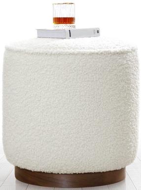 Pufas Hanah Home Hellin, balta sp., 42 cm x 42 cm x 43 cm
