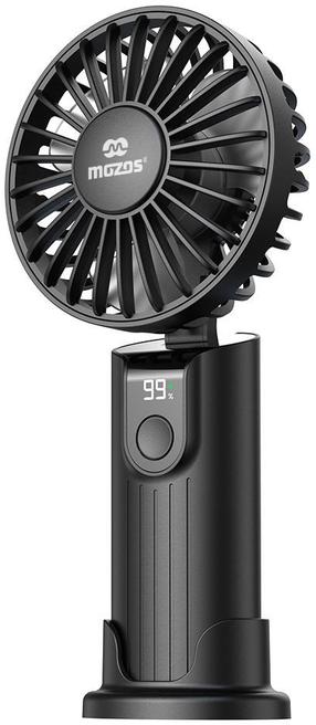Nešiojamasis įkraunamas ventiliatorius Mozos F30, 5 W