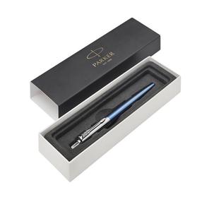 Lodīšu pildspalva Parker Waterloo, nerūsējošā tērauda krās./gaiši zila krās., 0.5 mm