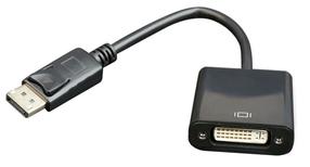 Adapteris Gembird DisplayPort to DVI Displayport, DVI, 0.1 m, melna krās.