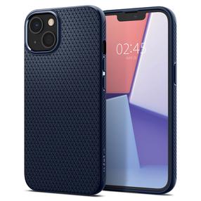 Telefona vāciņš Spigen Liquid Air for iPhone 13, zilimelns krās., Apple