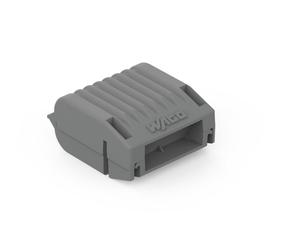 Hermetiška dėžutė Wago GELBOX-1 IPX8, 0,2-4 mm², pilka sp.
